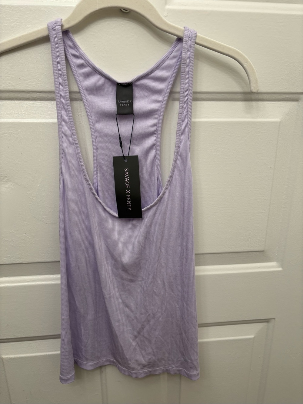 Savage X Fenty Light Purple Racerback Tank Top